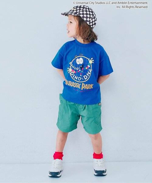 p.premier(ピードットプルミエ)の「ジュラシックパーク バリエーショングラフィックTシャツ(Tシャツ/カットソー・キッズ・ブラック/ブルー/オフホワイト/ベージュ/チャコール・80/90/100/110/120/130/140)」の19枚目の写真