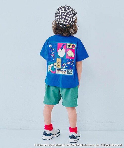 p.premier(ピードットプルミエ)の「ジュラシックパーク バリエーショングラフィックTシャツ(Tシャツ/カットソー・キッズ・ブラック/ブルー/オフホワイト/ベージュ/チャコール・80/90/100/110/120/130/140)」の20枚目の写真