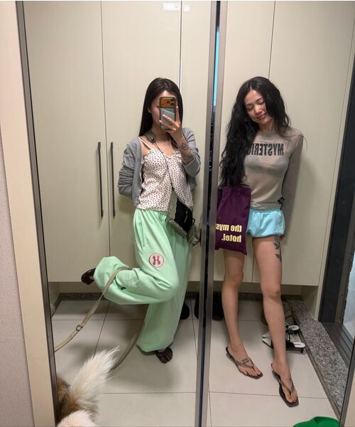 THE MYSTERIOUS HOTEL（ザミステリアスホテル）の「MYSTERIOUS SHEER SLEEVE [SAND GREY]（Tシャツ/カットソー・レディース・その他・FREE）」の3枚目の写真