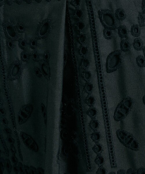 qualite(カリテ)の「【セットアップ対応】エンブロイダリーワイドパンツ 春服 夏服 刺繍(その他パンツ・レディース・ブラック・36/38)」の18枚目の写真