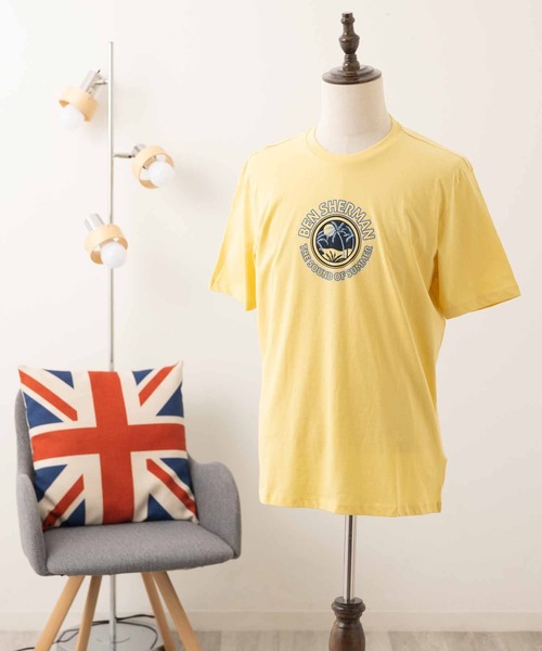 Ben Sherman(ベンシャーマン)の「ザ・サウンドオブサマーTシャツ(Tシャツ/カットソー・メンズ・イエロー・LARGE/MEDIUM)」の2枚目の写真