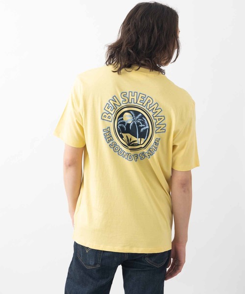 Ben Sherman(ベンシャーマン)の「ザ・サウンドオブサマーTシャツ(Tシャツ/カットソー・メンズ・イエロー・LARGE/MEDIUM)」の4枚目の写真