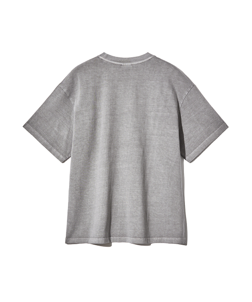 GAKKAI UNIONS（ガッカイユニオンズ）の「シンボルオーバークロップピグメント刺繍Tシャツストーングレー（Tシャツ/カットソー・レディース・その他・MEDIUM/LARGE/X-LARGE）」の3枚目の写真