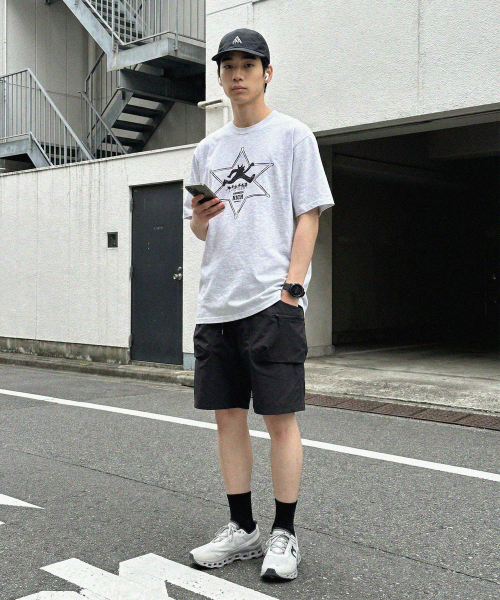 MODERMENT（モダーメント）の「ノーマルオーバーサイズランナーズ半袖Tシャツ[ヘザーグレー]（Tシャツ/カットソー・レディース・その他・1/2）」の4枚目の写真