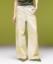 X-girl | EMBLEM POCKET ASYMMETRIC WAIST DENIM PANTS(デニムパンツ)