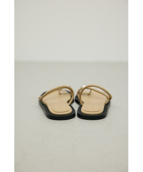 STYLEMIXER（スタイルミキサー）の「メタルモチーフフラットサンダル（サンダル・レディース・ベージュ/ブラック・SMALL/MEDIUM/LARGE）」の3枚目の写真