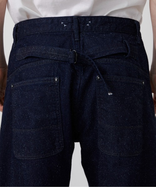 PUBLIC TOKYO(パブリックトウキョウ)の「【P.T】Suvin Silknep Denim Pants(デニムパンツ・メンズ・ダークインディゴブルー・S/M)」の2枚目の写真