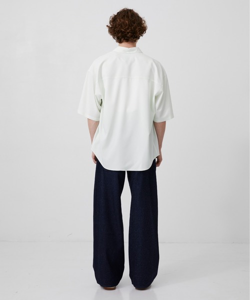PUBLIC TOKYO(パブリックトウキョウ)の「【P.T】Suvin Silknep Denim Pants(デニムパンツ・メンズ・ダークインディゴブルー・S/M)」の11枚目の写真