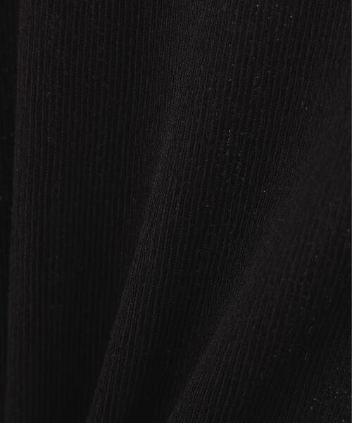 ADORE(アドーア)の「◆ドライテレコ(Tシャツ/カットソー・レディース・グリーン/ブラウン/ブラック・38)」の4枚目の写真