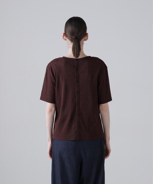 ADORE(アドーア)の「◆ドライテレコ(Tシャツ/カットソー・レディース・グリーン/ブラウン/ブラック・38)」の7枚目の写真