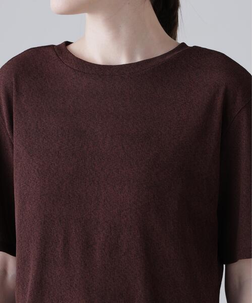 ADORE(アドーア)の「◆ドライテレコ(Tシャツ/カットソー・レディース・グリーン/ブラウン/ブラック・38)」の8枚目の写真