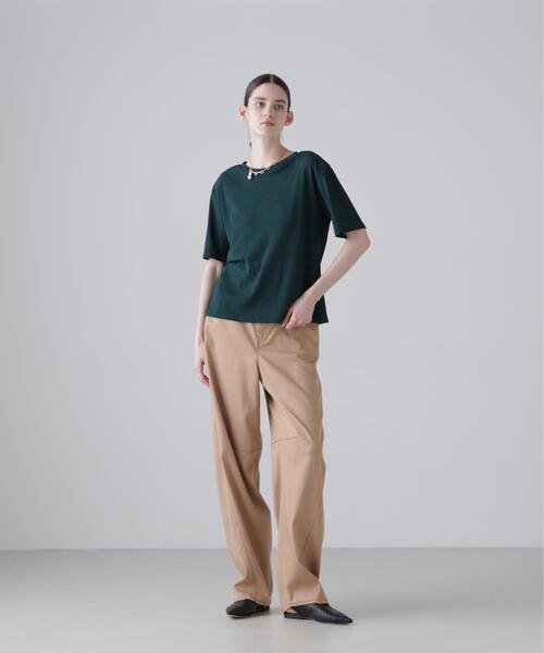 ADORE(アドーア)の「◆ドライテレコ(Tシャツ/カットソー・レディース・グリーン/ブラウン/ブラック・38)」の16枚目の写真