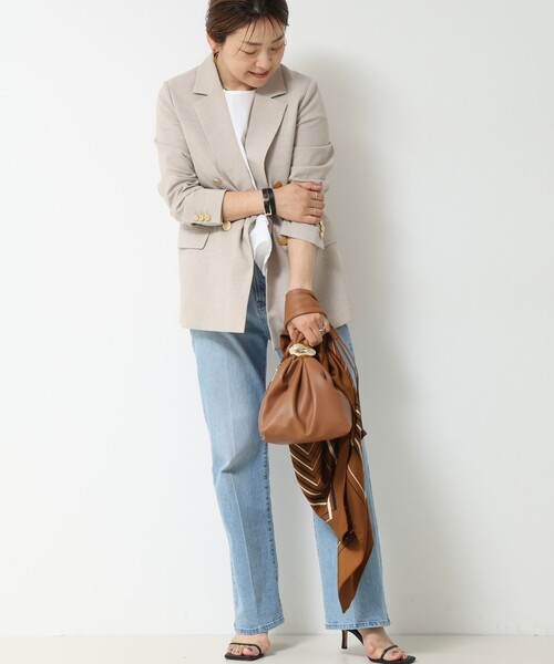 NOLLEY’S(ノーリーズ)の「【林(mayumi_nol)別注】MARUMI BAG(ショルダーバッグ・レディース・キャメル/ブラック・FREE)」の15枚目の写真
