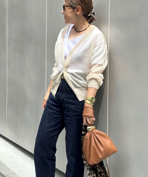 NOLLEY’S(ノーリーズ)の「【林(mayumi_nol)別注】MARUMI BAG(ショルダーバッグ・レディース・キャメル/ブラック・FREE)」の22枚目の写真