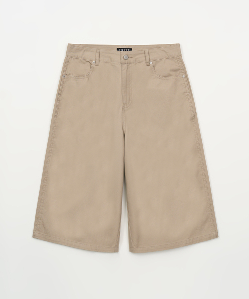 TOFFEE(トフィー)の「ミニポケットバミューダパンツ (ベージュ)(その他パンツ・メンズ・その他・X-LARGE/SMALL/MEDIUM/LARGE)」の2枚目の写真