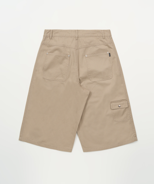 TOFFEE(トフィー)の「ミニポケットバミューダパンツ (ベージュ)(その他パンツ・メンズ・その他・X-LARGE/SMALL/MEDIUM/LARGE)」の3枚目の写真