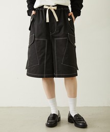 MILKFED. | BIG POCKET CARGO HALF SHORTS(カーゴパンツ)