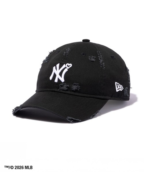 BASICKS（ベイシックス）の「BASICKS / ベイシックス × NEW ERA / ニューエラ YANKEES CAP（キャップ・レディース・ブラウン/ネイビー/ブラック系その他/ブラック・FREE）」の3枚目の写真