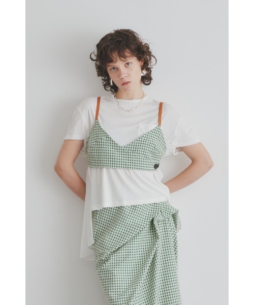 Muel Chic(ミュエルシック)の「Mute bisuche ミュートビスチェ(その他トップス・レディース・グリーン系その他/ベージュ系その他・FREE)」の2枚目の写真