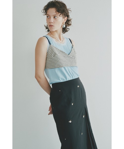 Muel Chic(ミュエルシック)の「Mute bisuche ミュートビスチェ(その他トップス・レディース・グリーン系その他/ベージュ系その他・FREE)」の10枚目の写真
