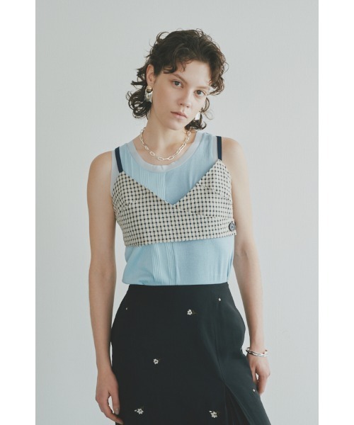 Muel Chic(ミュエルシック)の「Mute bisuche ミュートビスチェ(その他トップス・レディース・グリーン系その他/ベージュ系その他・FREE)」の9枚目の写真