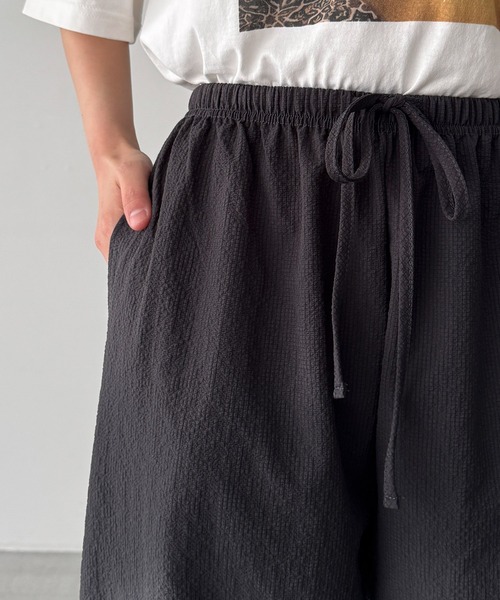 CANAL JEAN(キャナルジーン)の「El mar サッカーストライプセットアップ(セットアップ・レディース・チャコールグレー・ONE SIZE)」の18枚目の写真