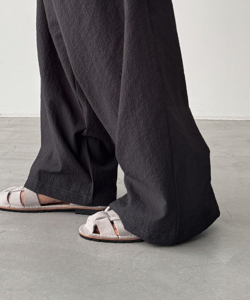 CANAL JEAN(キャナルジーン)の「El mar サッカーストライプセットアップ(セットアップ・レディース・チャコールグレー・ONE SIZE)」の19枚目の写真