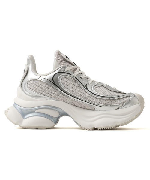 adidas（アディダス）の「adidas OZVENUZ W / アディダス オズヴィーナス W（スニーカー・レディース・シルバー・22.5cm/23.0cm/23.5cm/24.0cm/24.5cm/25.0cm）」の2枚目の写真