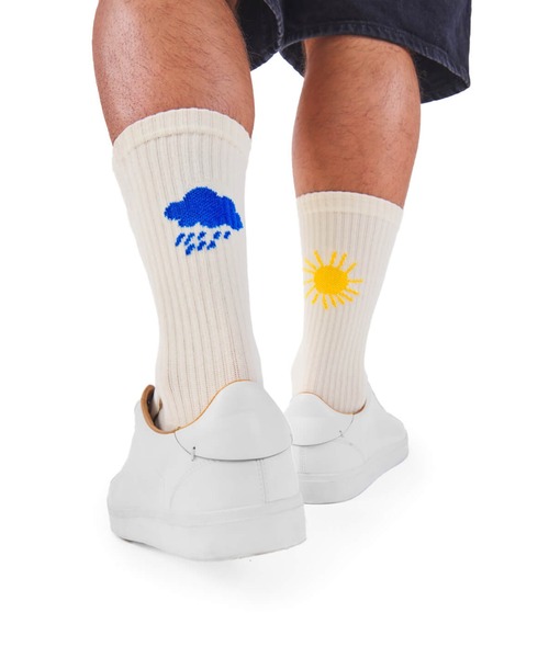 MANY MORNINGS(メニーモーニングス)の「SPORTS SOCKS-ICONS(ソックス/靴下・レディース・ホワイト系その他2/ホワイト系その他/ホワイト系その他3・S/M)」の2枚目の写真