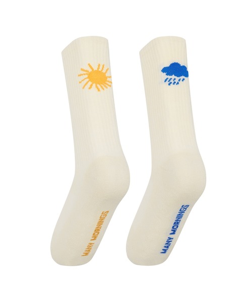 MANY MORNINGS(メニーモーニングス)の「SPORTS SOCKS-ICONS(ソックス/靴下・レディース・ホワイト系その他2/ホワイト系その他/ホワイト系その他3・S/M)」の7枚目の写真