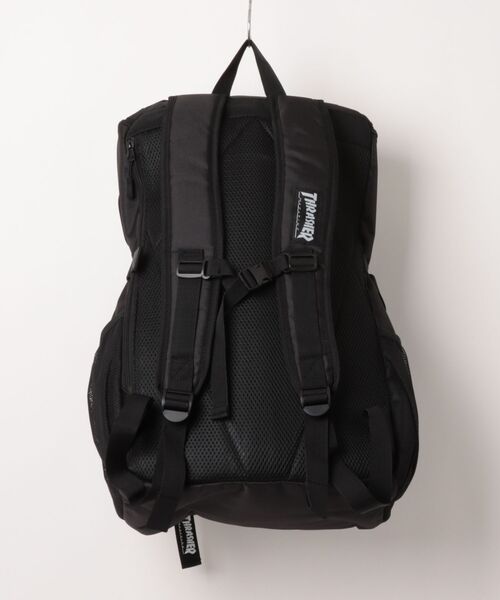 THRASHER(スラッシャー)の「大容量 ボックス型 バックパック A4・B4・PC対応(バックパック/リュック・メンズ・ブラック・FREE)」の5枚目の写真