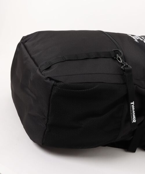 THRASHER(スラッシャー)の「大容量 ボックス型 バックパック A4・B4・PC対応(バックパック/リュック・メンズ・ブラック・FREE)」の2枚目の写真