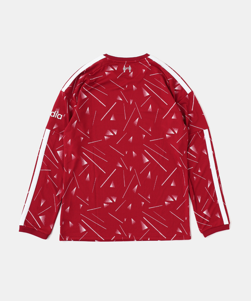417 EDIFICE（フォーワンセブンエディフィス）の「【Liverpool FC / リバプール FC】adidas FBLI リバプールFC ホーム レプリカ LS（Tシャツ/カットソー・メンズ・レッド・X-LARGE/LARGE/MEDIUM/XXX-LARGE/XX-LARGE）」の2枚目の写真