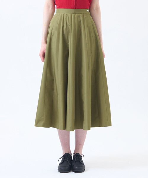MACKINTOSH PHILOSOPHY（ﾏｯｷﾝﾄｯｼｭ ﾌｨﾛｿﾌｨｰ）の「UMBRELLA SKIRT（アンブレラスカート）（スカート・レディース・カーキ/ダークネイビー/ライトブルー・38/36）」の10枚目の写真