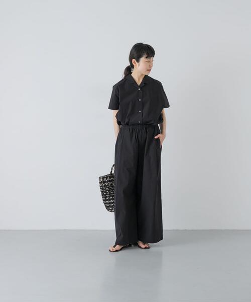 かぐれ（カグレ）の「コットンサイドタックワイドパンツ（その他パンツ・レディース・ブラウン/ブラック/ロイヤルブルー/ライトベージュ・FREE）」の19枚目の写真