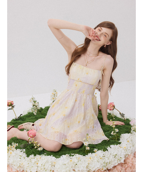 SINCETHEN(シンスゼン)の「シトラスストラップミニワンピース(ワンピース・レディース・その他・LARGE/SMALL/MEDIUM)」の3枚目の写真