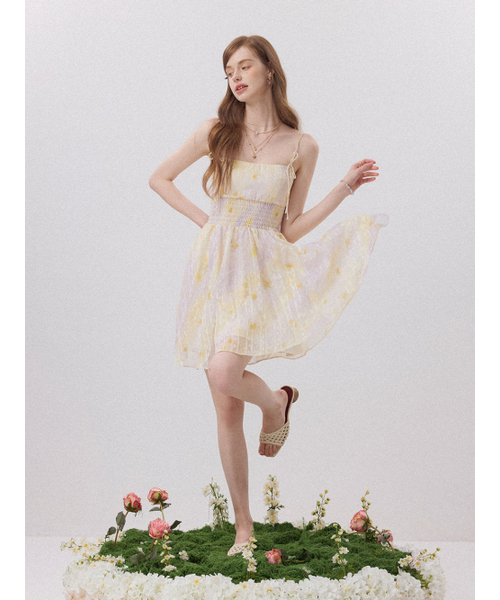 SINCETHEN(シンスゼン)の「シトラスストラップミニワンピース(ワンピース・レディース・その他・LARGE/SMALL/MEDIUM)」の4枚目の写真