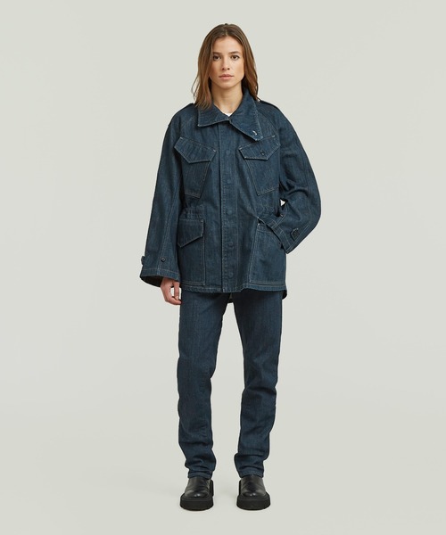 G-STAR(ジースター)の「G-Star Arc 3D Slim Jeans/立体裁断スリムテーパードカーブジーンズ(デニムパンツ・レディース・ダークインディゴブルー・24inch/25inch/26inch/27inch)」の4枚目の写真