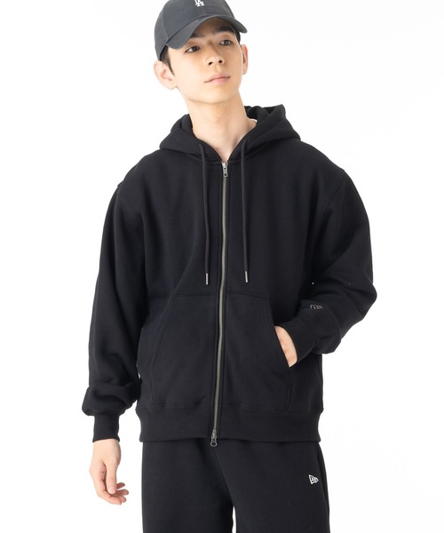 NEW ERA(ニューエラ)の「ニューエラ スウェットパーカー フルジップ(パーカー・メンズ・グレー/ブラック・XXL/XL/L/M/S)」の3枚目の写真