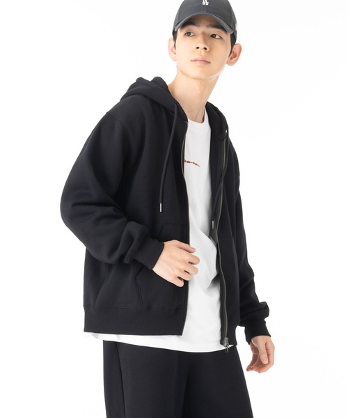 NEW ERA(ニューエラ)の「ニューエラ スウェットパーカー フルジップ(パーカー・メンズ・グレー/ブラック・XXL/XL/L/M/S)」の4枚目の写真