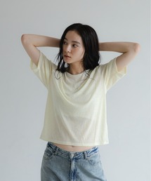 LOWRYS FARM | ラインストーンプルオーバーＳＳ 1045217(Tシャツ/カットソー)