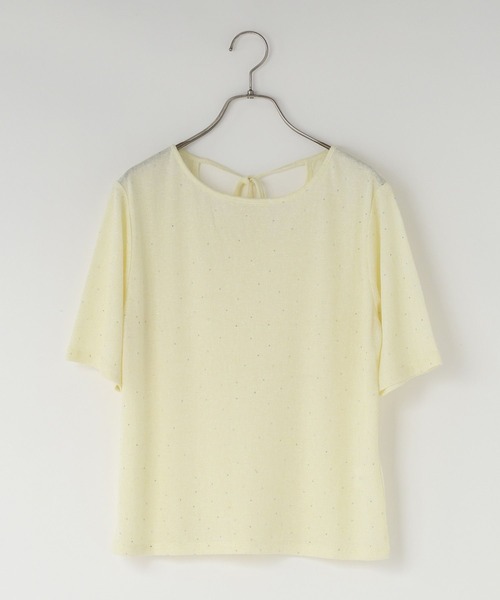 LOWRYS FARM(ローリーズファーム)の「ラインストーンプルオーバーSS 1045217(Tシャツ/カットソー・レディース・イエロー/ブラック/ホワイト/ブルー・FREE)」の19枚目の写真