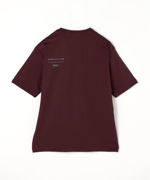 NICOLE selection（ニコルセレクション）の「メタルジェルプリント半袖Tシャツ（Tシャツ/カットソー・メンズ・ボルドー/ホワイト/ブラック・M/L/XL）」の19枚目の写真