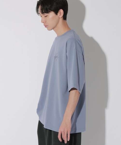 LAKOLE(ラコレ)の「Bフォト筆記プリントT / 672889(Tシャツ/カットソー・メンズ・ホワイト/ブルー・MEDIUM/LARGE)」の11枚目の写真