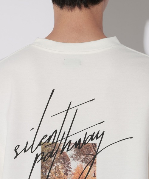 LAKOLE(ラコレ)の「Bフォト筆記プリントT / 672889(Tシャツ/カットソー・メンズ・ホワイト/ブルー・MEDIUM/LARGE)」の19枚目の写真
