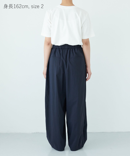 N.O.R.C(ノーク)の「【AIRY MOTION】ナイロンタスランボリュームドロストパンツ(その他パンツ・レディース・ネイビー/ホワイト/キャメル・S/M)」の15枚目の写真