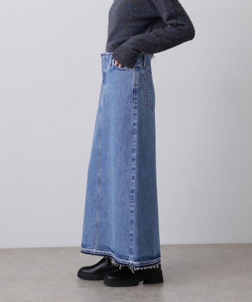 YLEVE(イレーヴ)の「YLEVE / 13.5oz DENIM SKIRT(デニムスカート・レディース・ブルー/グレー・1/0/2)」の7枚目の写真