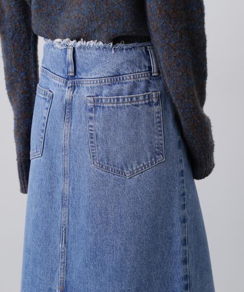YLEVE(イレーヴ)の「YLEVE / 13.5oz DENIM SKIRT(デニムスカート・レディース・ブルー/グレー・1/0/2)」の10枚目の写真