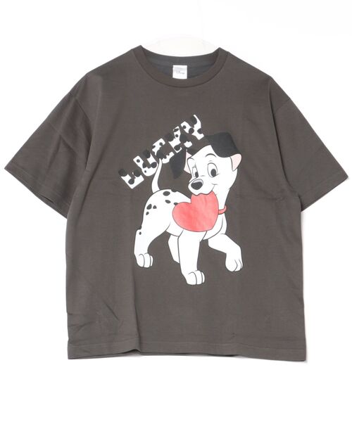 Disney（ディズニー）の「【 Disney 】 I LOVE MY Disney DOG ＆ CAT BIG print T-シャツ 26S6（Tシャツ/カットソー・レディース・ホワイト/オフホワイト/ブラック系その他/ブラック・MEDIUM/LARGE/X-LARGE）」の4枚目の写真