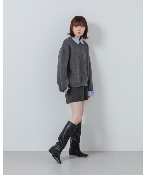 EVOL(イーボル)の「【S-LLサイズ展開・美脚効果あり】インヒールワイドシャフトロングブーツ JB4069(ブーツ・レディース・ブラウン/ブラック・S/M/L/LL)」の6枚目の写真